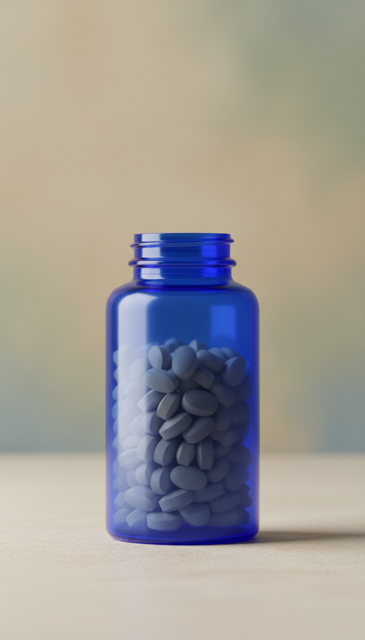 Blue Zone Multivitamin Glass Bottle